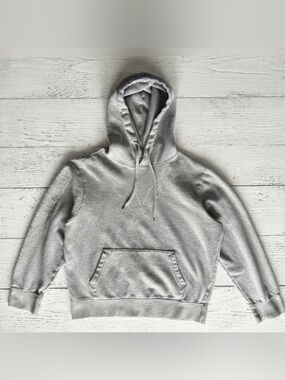 American Eagle Heather Grey Soft Graphic Hoodie Men’s Medium